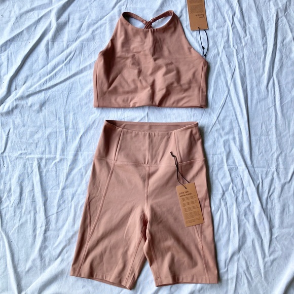 NWT Girlfriend Collective Rosebud Topanga Set - Picture 2 of 10